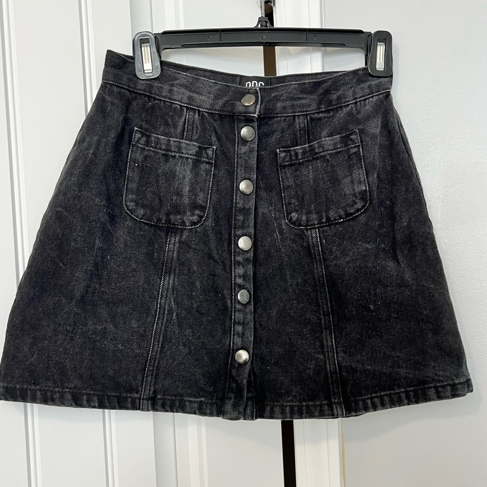 Denim mini skirt
